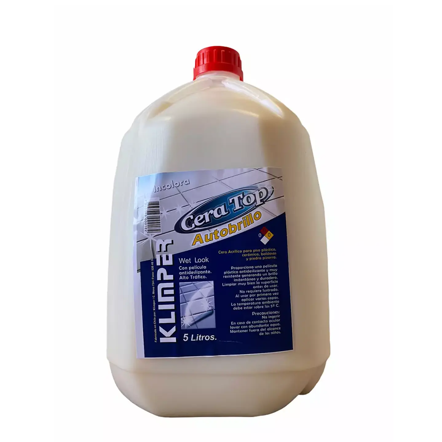 Cera autobrillo incolora TOP Klimper bidón 5 L para uso profesional 1