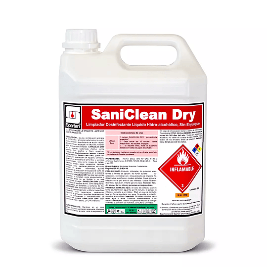 Desinfectante SaniClean Dry 5 Lts