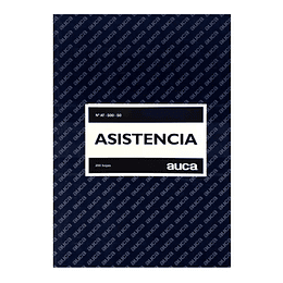 Libro de Asistencia 200 Hojas Auca