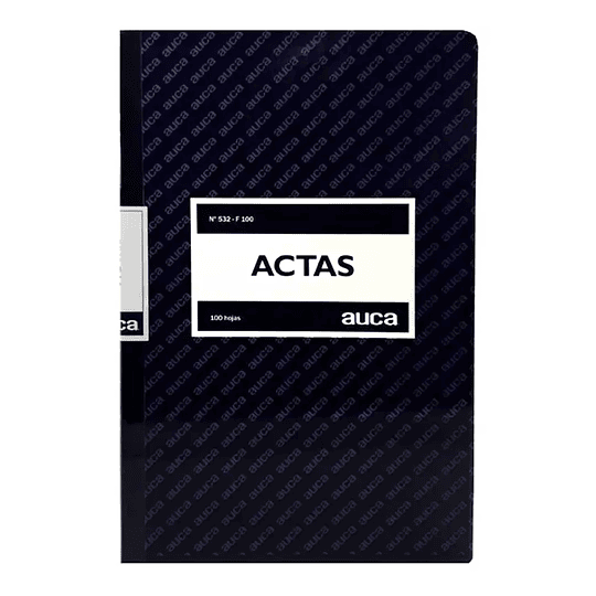 Libro de Actas 100 Hojas Composición Auca