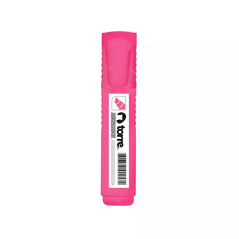 Destacador Punta Biselada Rosado Torre