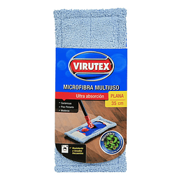 Mopa Plana Microfibra 35cm Repuesto Virutex