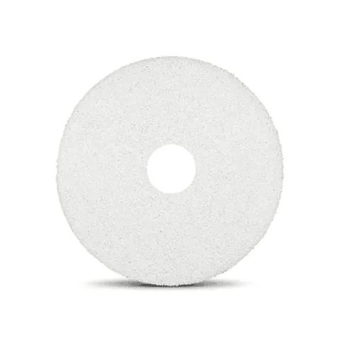 Disco Pad Blanco de 17 Pulgadas para Lustre y Abrillantado Final - Caja de 5 Unidades