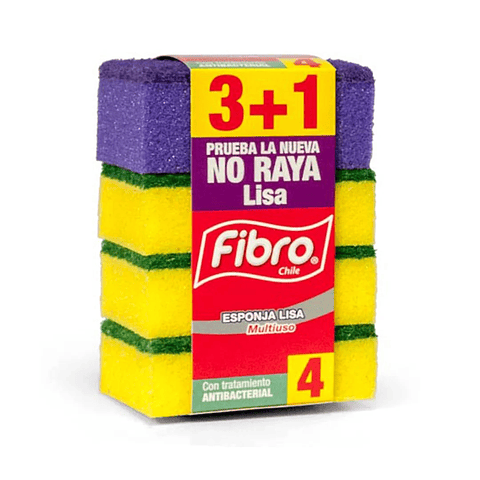 Esponja Standard 3+1 Fibro