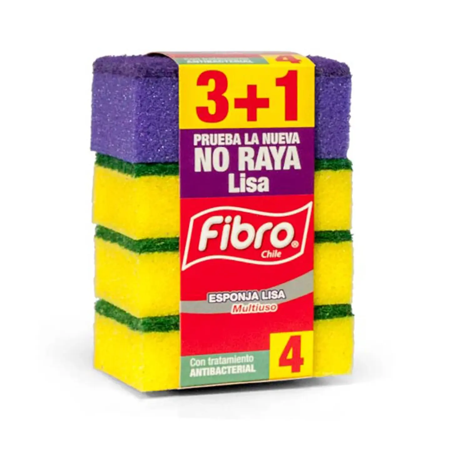 Esponja Standard 3+1 Fibro 1