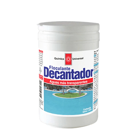 Floculante Decantador - Química Universal - 1 kg - Sulfato de Aluminio Granulado para Recuperación de Agua Turbia