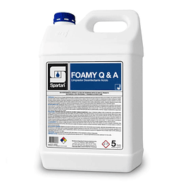 Foamy Q&A Espuma Desinfectante y Desincrustante Acida 5 Kg