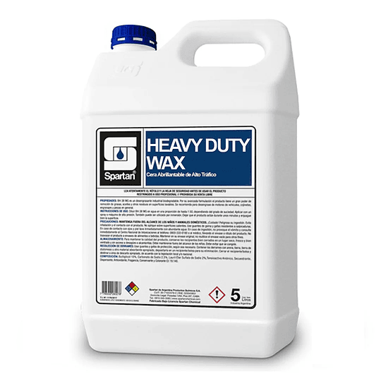 Cera Abrillantable de Alto Tráfico Heavy Duty Wax 5 Lts