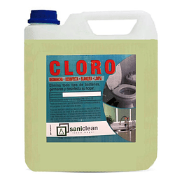 Cloro Concentrado Saniclean 5 Lts