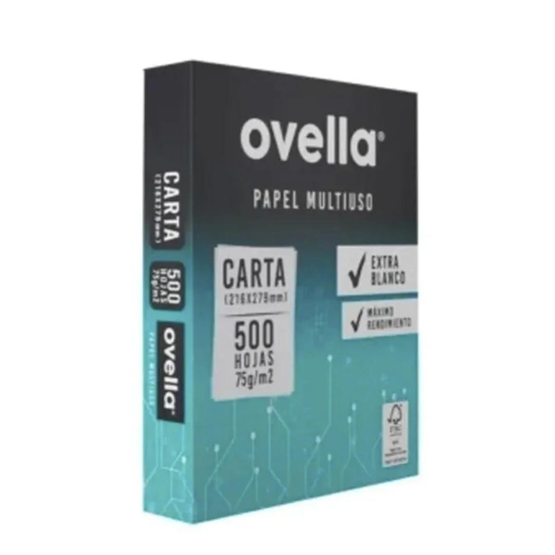 Resma Tamaño Carta 75g Ovella