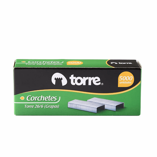 Caja Corchetes 26/6 5000 Und. Torre