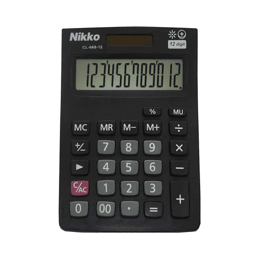 Calculadora 12 Dígitos CL-668-12 Nikko
