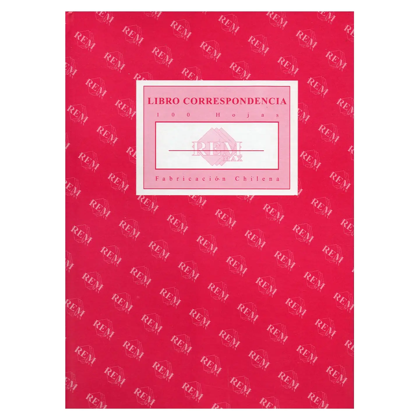 REM - Libro de Correspondencia de 100 Hojas, Tapa Dura - Registro de Documentos 33 x 22 cm 1