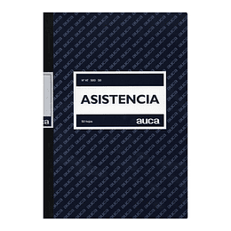  Libro de Asistencia 50 hojas Auca