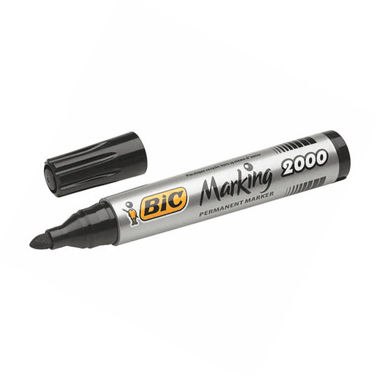 Marcador Negro Bic 2000 Marking