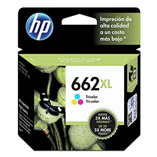 Cartucho de Tinta HP 662XL Tricolor