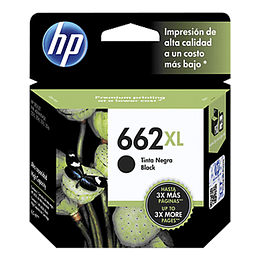 Cartucho de Tinta HP 662XL Negro