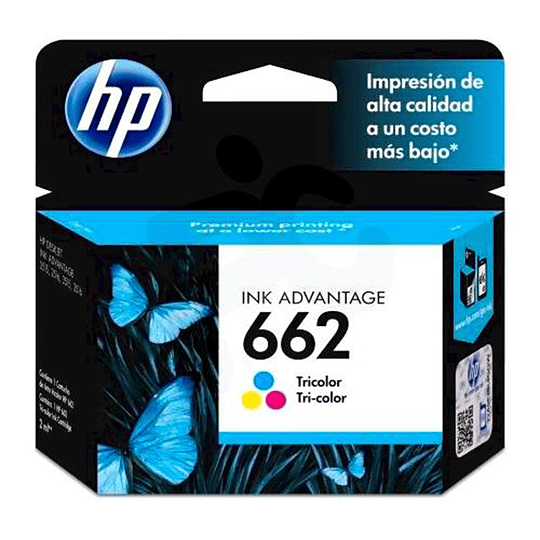 Cartucho de Tinta HP 662 Tricolor