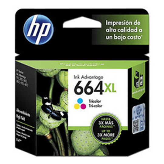 Cartucho de Tinta HP 664 XL Tricolor