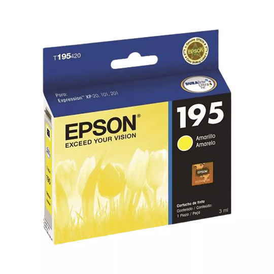 Cartucho de Tinta Epson T 195 Amarillo