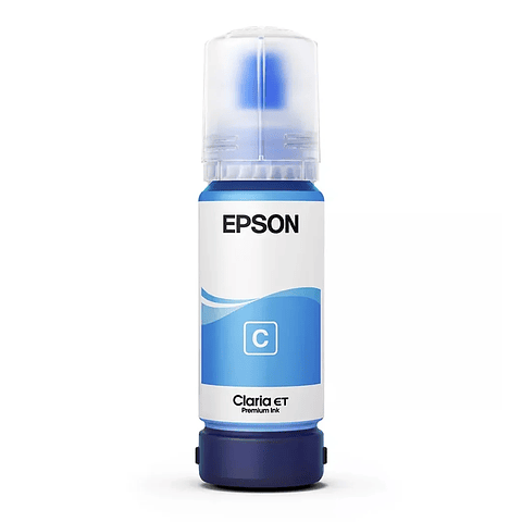 Botella de Tinta Original Epson T555 Cian (T555220-AL) para EcoTank L8160 / L8180