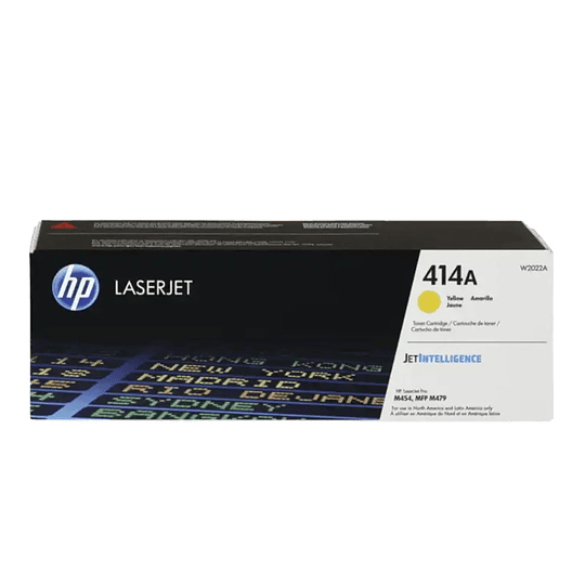 Tóner Original HP 414A Amarillo LaserJet Pro (W2022A)