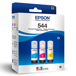 Tintas Epson T544 Pack 3 Colores CMY