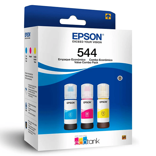 Tintas Epson T544 Pack 3 Colores CMY