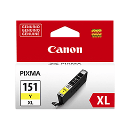 Tinta Canon CLI-151 XL Amarillo Original | Pixma IX6810