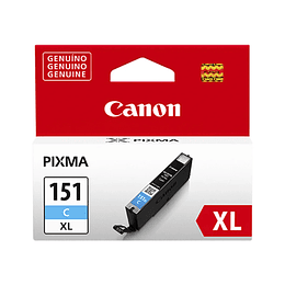 Tinta Canon CLI-151 XL Cian Original | Pixma iX6810