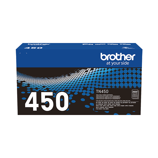 Tóner Brother TN 450 Negro Original