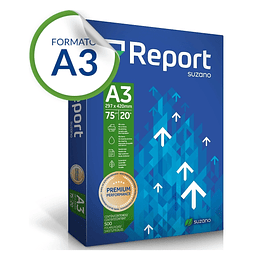 Resma de Papel Bond A3 Report 75g