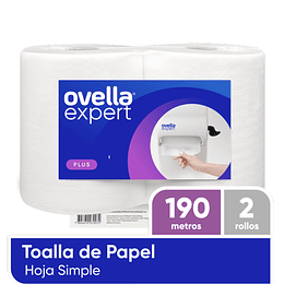 Papel Toalla Jumbo 2x190mts Ovella