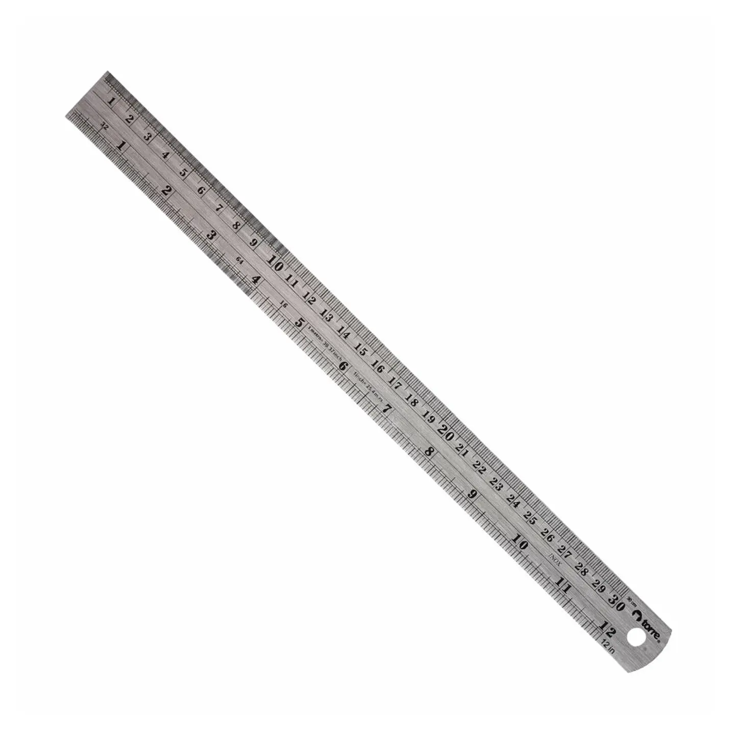 Regla Metálica 30 cm Torre 1