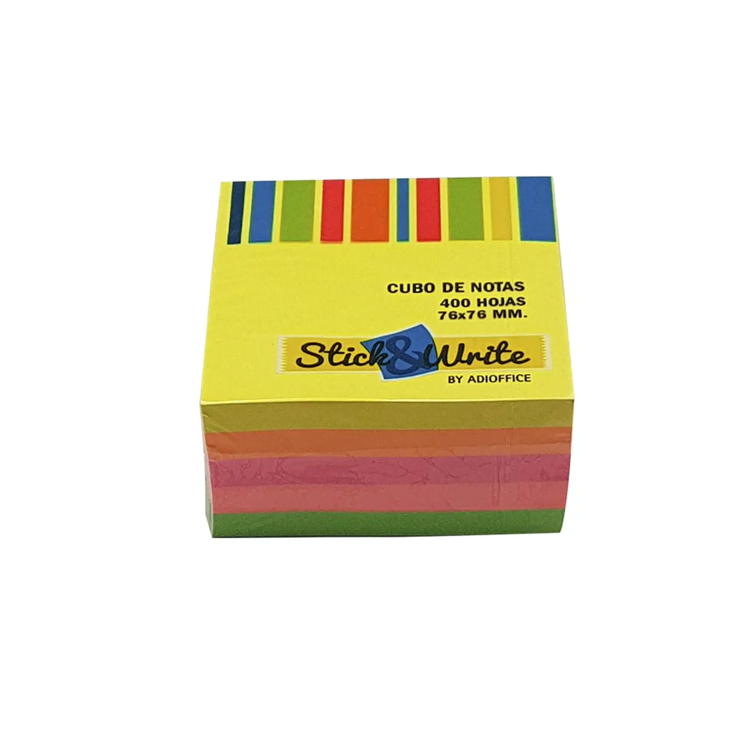 Notas Adhesivas Colores Cubo 400 hojas Stich&Write 2