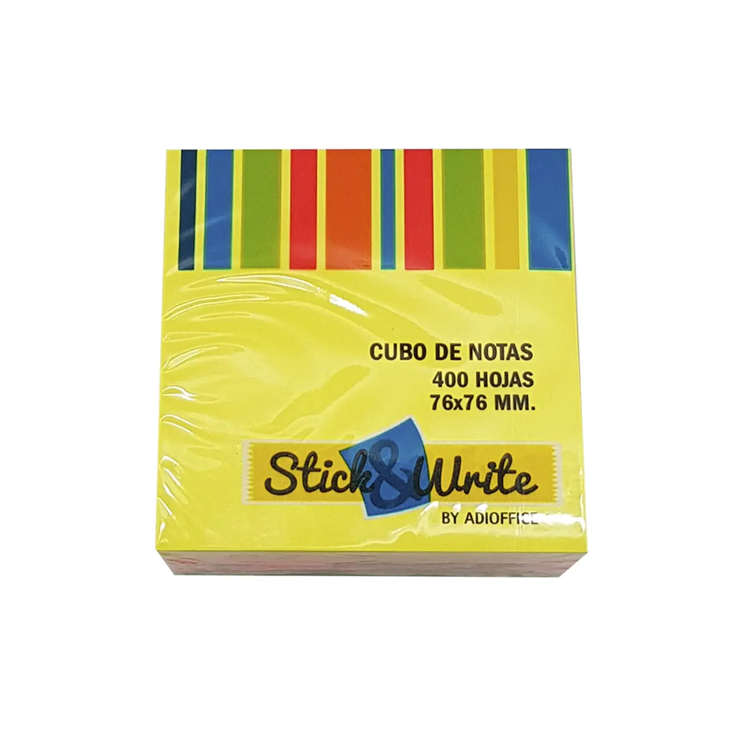 Notas Adhesivas Colores Cubo 400 hojas Stich&Write 3