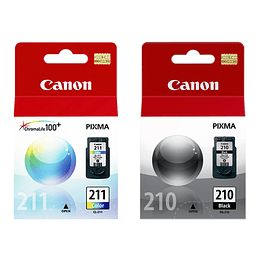 Pack Tintas Canon CL 211 Color + PG 210 Negro