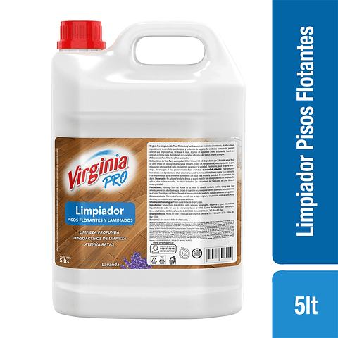 Limpiador Pisos Flotantes y Laminados Virginia 5 Lts