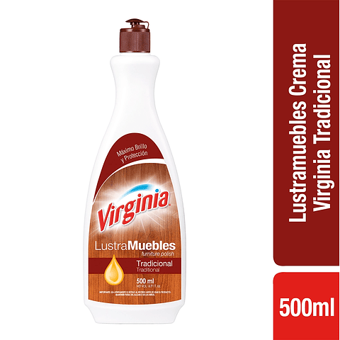 Lustramuebles Crema Virginia Tradicional 500ml