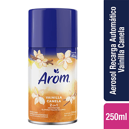 Aerosol Recarga Automático Arom Vainilla Canela 250ml