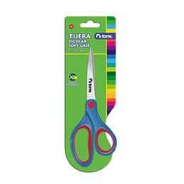 Tijera Escolar 7" Soft Grip Torre