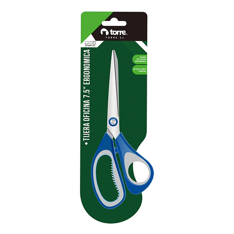 Tijera Oficina 7,5" Soft Grip Torre