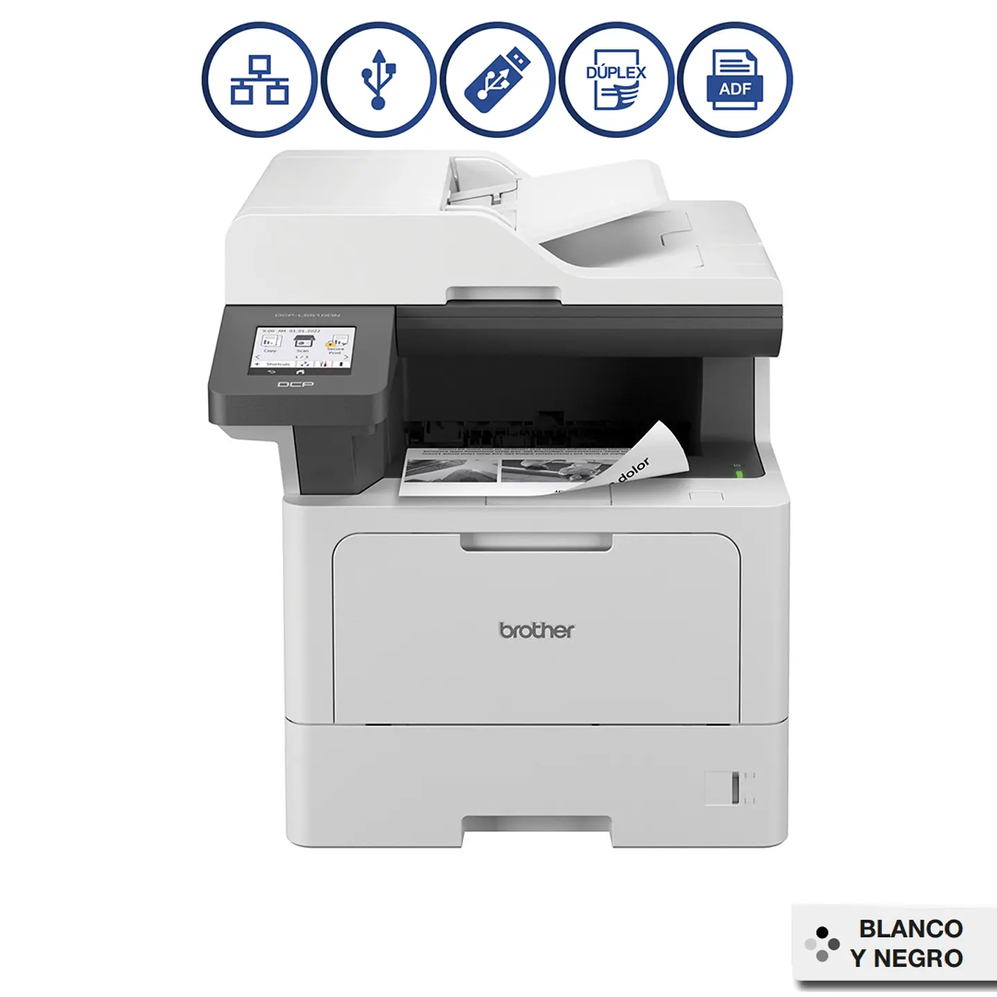 Impresora Láser Multifuncional Brother DCP L5510DN 1