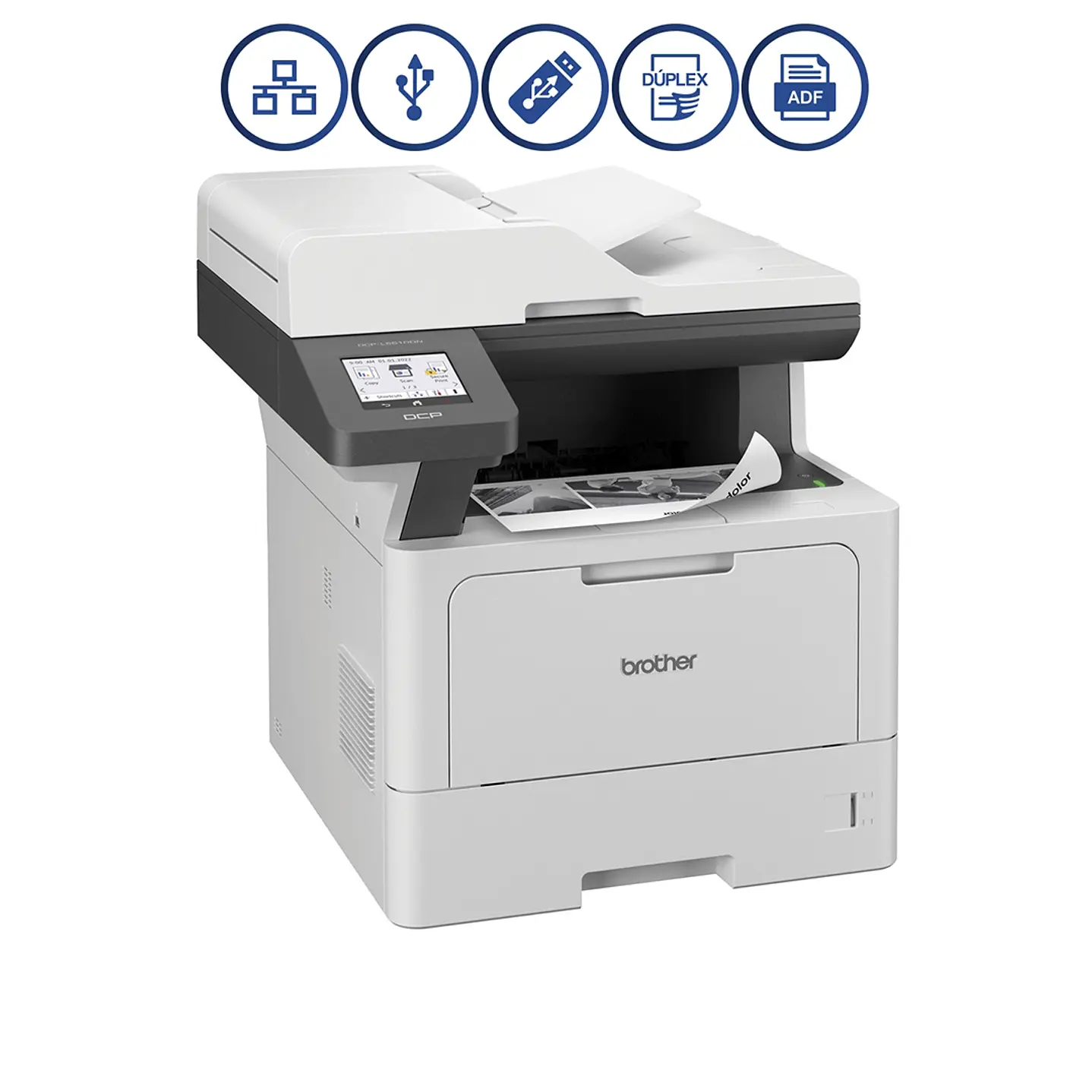 Impresora Láser Multifuncional Brother DCP L5510DN 2