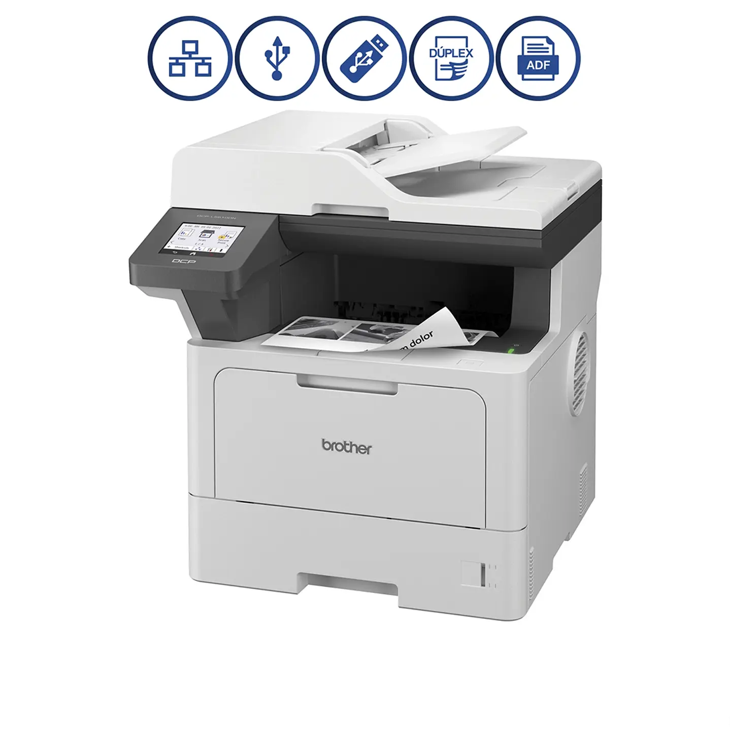 Impresora Láser Multifuncional Brother DCP L5510DN 3
