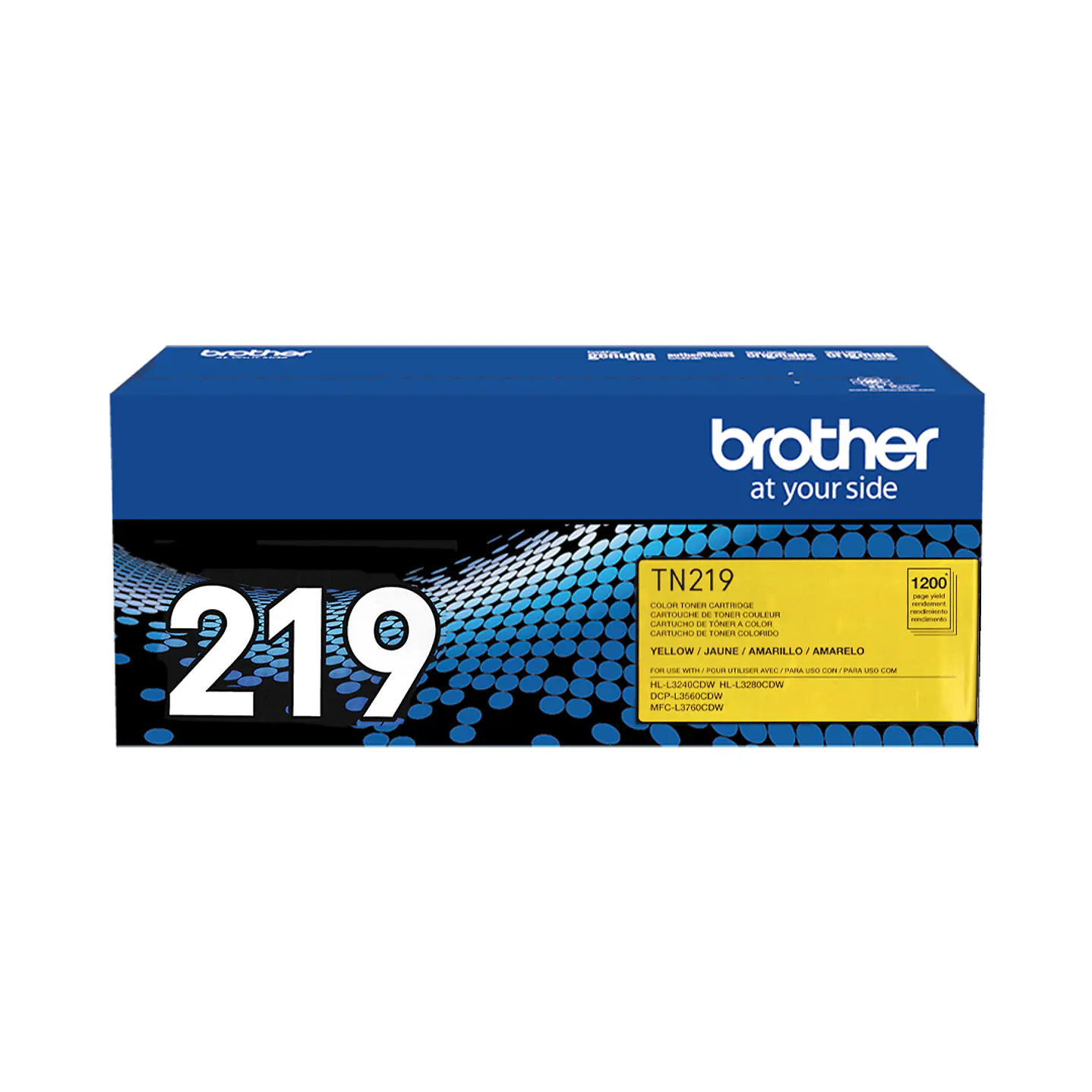 Tóner Original Brother TN‑219Y Amarillo – 1.200 Páginas 1