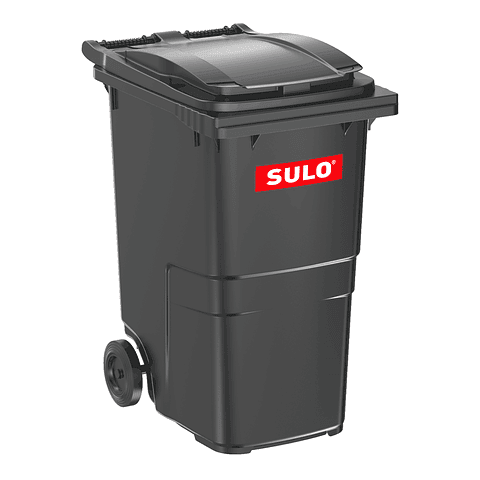 Contenedor de Basura 360 Litros CITYBAC Sulo - Color Gris Oscuro - 2 Ruedas, Carga Maxima 160 kg, Circular Eco