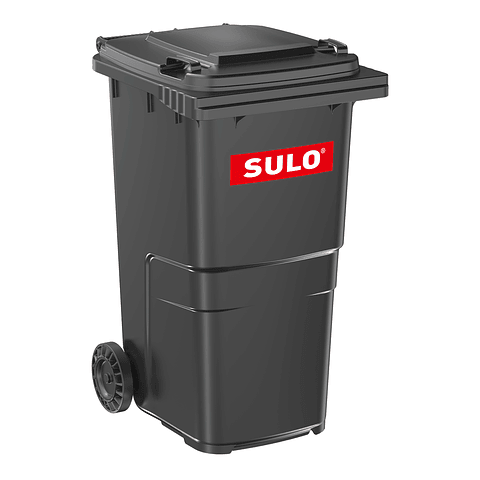 Contenedor de Basura 240 Litros CITYBAC Sulo - Color Gris Oscuro - 2 Ruedas, Carga Maxima 110 kg, Circular Eco