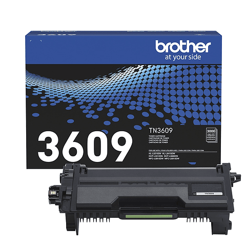 Tóner Original Brother TN3609 Negro Estándar - 3.000 Páginas