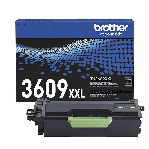 Tóner Original Brother TN3609XXL Negro - Súper Alto Rendimiento (11.000 Páginas)
